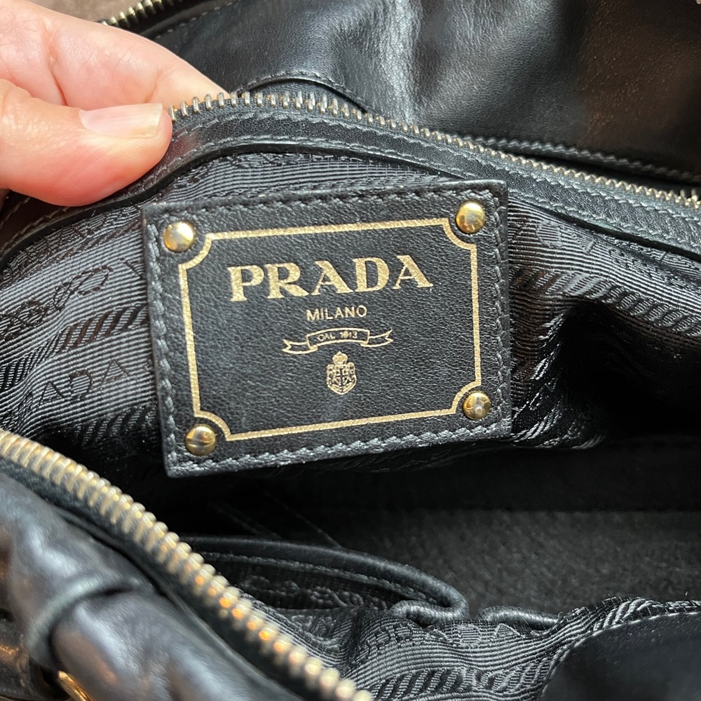 Authentic Prada Nappa Gaufre Tote - Picture 2 of 10